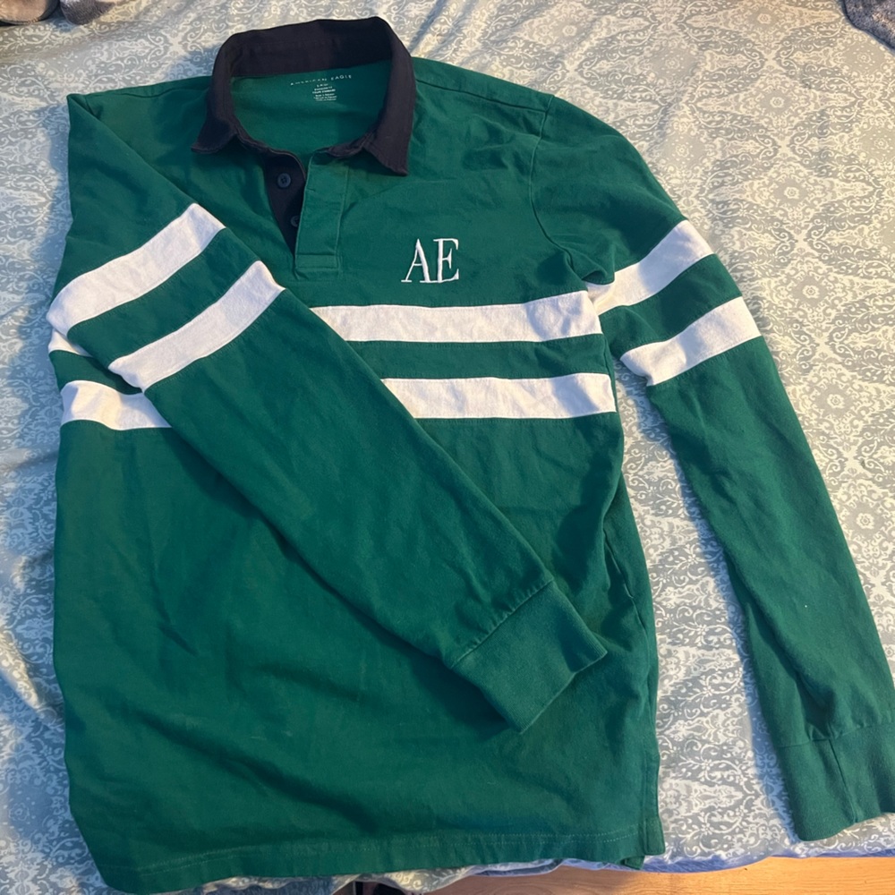 American Eagle Collard Shirt size S